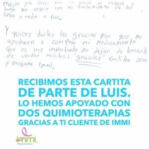 La carta de Luis